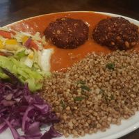 With tomato sauce at Bar Górski in Zakopane