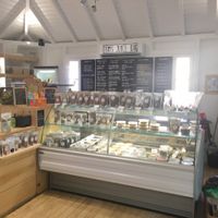 interior at Tom's Juice Bar in Gustavia