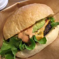 Ripple cheese burger  at Ain Soph.Ripple Kabukicho in Tokyo