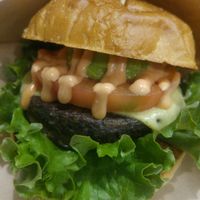 cheeseburger at Ain Soph.Ripple Kabukicho in Tokyo