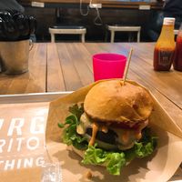 Cheeseburger at Ain Soph.Ripple Kabukicho in Tokyo