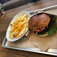 Ripple with a side of cheese fries. at Ain Soph.Ripple Kabukicho in Tokyo