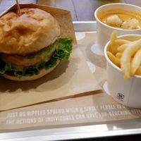 Cheeseburger. at Ain Soph.Ripple Kabukicho in Tokyo