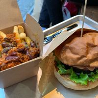 Chili fries and ripple burger  at Ain Soph.Ripple Kabukicho in Tokyo