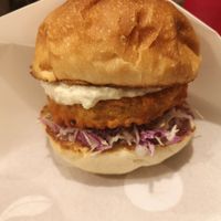 Crispy Chicken Burger at Ain Soph.Ripple Kabukicho in Tokyo