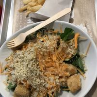 I’d already started eating but was delicious salad  at Ain Soph.Ripple Kabukicho in Tokyo