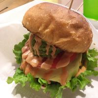 Classic ripple cheeseburger. at Ain Soph.Ripple Kabukicho in Tokyo