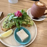 Smashed avocado  at Island Whole Foods in Cowes