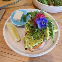 Avocado toast at Island Whole Foods in Cowes