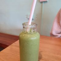 Green and coconut smoothie at Island Whole Foods in Cowes