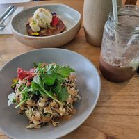 Iced chocolate and meals at Island Whole Foods in Cowes