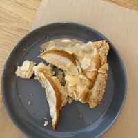 overpriced tarts and cakes! this sample portion not only is broken, but it’s 7 euro for such small portion!  at Paper Plane in Nice
