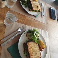 Onion sandwhich....soooo good at Paper Plane in Nice