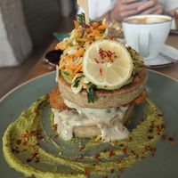 Fluffy pancakes the British at Paper Plane in Nice