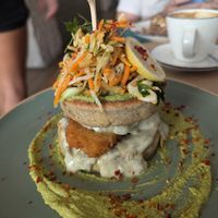 Fluffy pancakes the British at Paper Plane in Nice