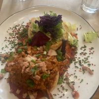 BBQ pancakes  at Paper Plane in Nice