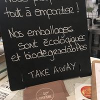 Take away at Paper Plane in Nice