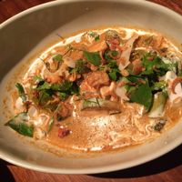 curry, grilled Thai squash at Farang in Stockholm