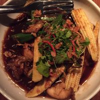 fourth course vegan tasting menu at Farang in Stockholm