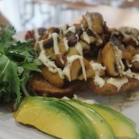 vegan feast at Ayla's Cafe in Adelaide