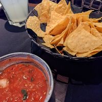 Chips and salsa to start at Aria Hotel - Julian Serrano Tapas in Las Vegas