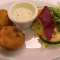 Aloo bonda at Dinithi Restaurant Ury in Newcastle Upon Tyne