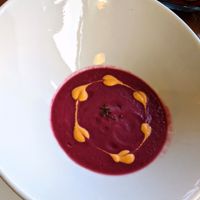 Cold Beet Soup at Mito  in Zihuatanejo