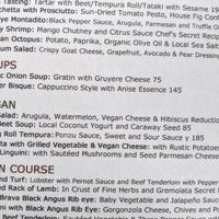 Vegan Menu at Mito  in Zihuatanejo