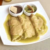 Enchiladas Suizas Veganas at Mito  in Zihuatanejo