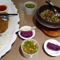 Our order at MíngYuán SùShí Fāng 明園素食坊 in Hualien