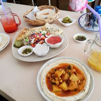 hummus with tahini, hummus indian at Gallery House of Hummus in Koh Phangan