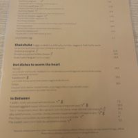 Menu deel 1   at D&A Hummus Bistro - Westerstraat in Amsterdam