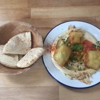 Hummus with Aubergine   at ManaMana in Amsterdam