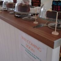 vegan cake at Organic Delicious Cafe in Edinburgh