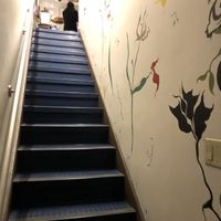 Entrance upstairs at Veg Cafe in Sacramento