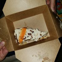 Carrot cake at Veg Cafe in Sacramento