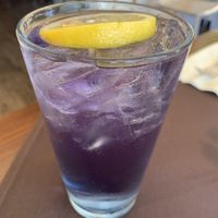 Blue Butterfly Iced Tea  at Veg Cafe in Sacramento