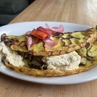 Crepe Florentine   at Veg Cafe in Sacramento