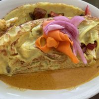Savory crepe  at Veg Cafe in Sacramento