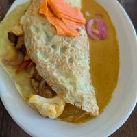 Savory crepe at Veg Cafe in Sacramento