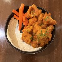 Momo Cauliflower  at Veg Cafe in Sacramento