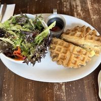 Breakfast griddle  at Veg Cafe in Sacramento