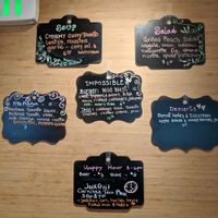 Todays specials boards at Veg Cafe in Sacramento