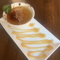 creme brulee  at Veg Cafe in Sacramento