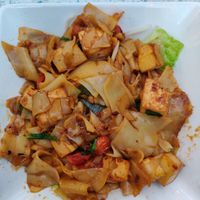 Pad Kee mao at Thai Basil Restaurant in Sacramento