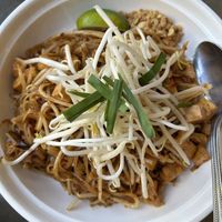 Pad Thai with tofu   at Thai Basil Restaurant in Sacramento