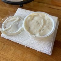 Vegan ranch very yummy addition   at Pizza Classics in San Antonio