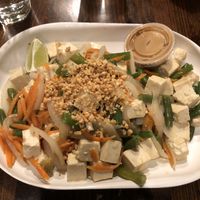 Pad Thai with tofu and peanut sauce  at Fresh Side in Amherst