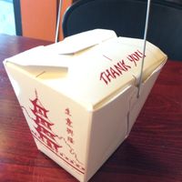 Cute take away box  at Fresh Side in Amherst