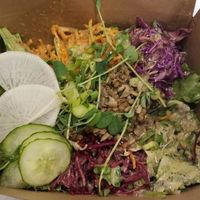 Lentil Loaf Salad at Kupfert & Kim - Brookfield Place in Toronto